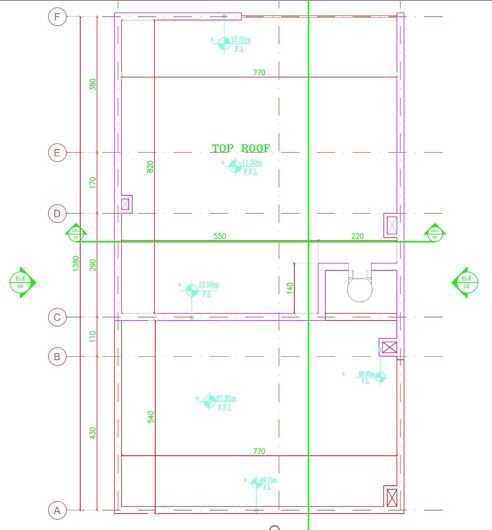 Floor plan 3 & 6 ADCP P/1709 in Mussafah